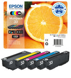 Epson C13T33374011/33 Ink cartridge multi pack Bk,C,M,Y,PBK EasyMail 6,4ml+4x4,5ml Pack=5 for Epson XP 530