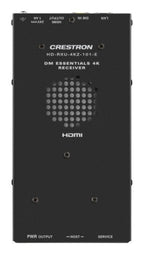 Crestron HD-RXU-4KZ-101-E AV extender AV receiver Black