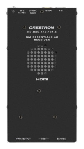 Crestron HD-RXU-4KZ-101-E AV extender AV receiver Black