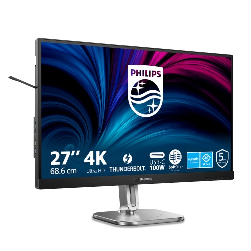 Philips 6000 series 27B2U6903/00 computer monitor 68.6 cm (27") 3840 x 2160 pixels 4K Ultra HD LED Anthracite
