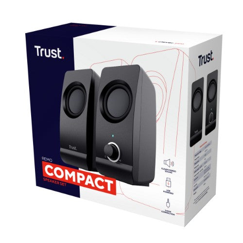 Trust Remo 2.0 1-way Black Wired 8 W