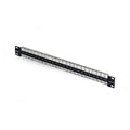 StarTech.com 48 Port 1U Blank Keystone Patch Panel, Rackmount Cat6 Patch Panel for RJ45 STP Ethernet Network Jacks