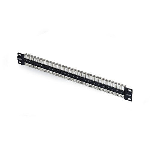 StarTech.com 48 Port 1U Blank Keystone Patch Panel, Rackmount Cat6 Patch Panel for RJ45 STP Ethernet Network Jacks