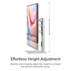 ALOGIC Clarity Pro computer monitor 68.6 cm (27") 3840 x 2160 pixels 4K Ultra HD LCD Black, Silver