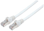 Intellinet Network Patch Cable, Cat6, 20m, White, Copper, S/FTP, LSOH / LSZH, PVC, RJ45, Gold Plated Contacts, Snagless, Booted, Lifetime Warranty