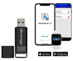iStorage datAshur BT 16 GB | Encrypted Secure Flash Drive | Unlock via Smartphone Using Bluetooth | FIPS 140-2 Level 3 Certified | Remote Management Ready