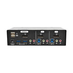 Tripp Lite B004-DPUA2-K 2-Port DisplayPort KVM Switch with Audio, Cables and USB 3.0 SuperSpeed Hub