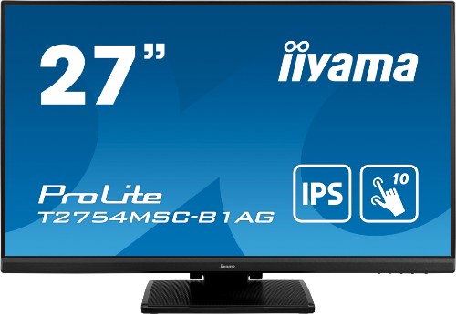 iiyama ProLite 27” PCAP 10pt touch screen featuring IPS panel technology and Anti Glare coating