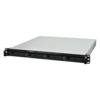 Synology RackStation RS826+ NAS/storage server Rack (1U) AMD Ryzen V1500B 4 GB DDR4 0 TB DiskStation Manager Black, Grey