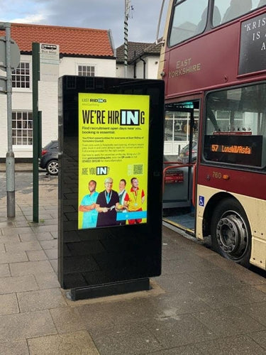 Allsee Technologies OT43E4 Signage Display Kiosk design 109.2 cm (43") Wi-Fi 2500 cd/m² Full HD Black Built-in processor Android 5.1.1 24/7