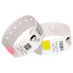 Zebra Z-Band Direct Wristband White
