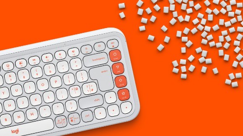 Logitech POP Icon Keys keyboard Universal Bluetooth QWERTY UK English White