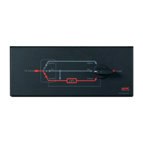 APC Service Bypass Panel- 230V; 100A; MBB; Hardwire input; (3) 30A Hardwire Output