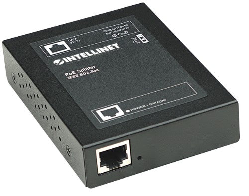 Intellinet Power over Ethernet (PoE+) Splitter, IEEE802.3at, 5, 7.5, 9 or 12 V DC output voltage