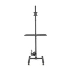 Tripp Lite DMCS1732S Mobile Workstation with Monitor Mount - For 17" to 32" Displays, Height Adjustable