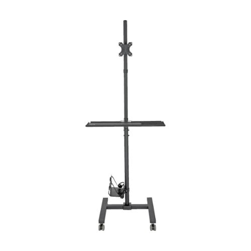 Tripp Lite DMCS1732S Mobile Workstation with Monitor Mount - For 17" to 32" Displays, Height Adjustable