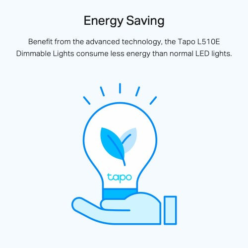 TP-Link Tapo Dimmable Smart Light Bulb, 2-Pack