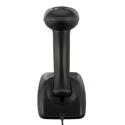 Adesso NuScan 2500CR - Wireless Spill Resistant Antimicrobial CCD Barcode Scanner with Charging Cradle