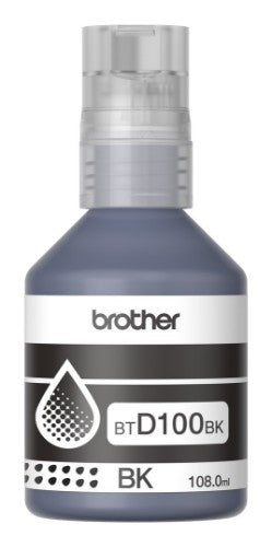 Brother BTD100BK Ink cartridge black, 7.5K pages 108ml for Brother MFC-T 930