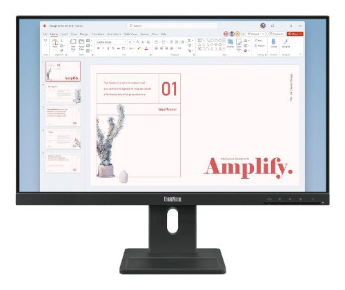 Lenovo ThinkVision E24-40 computer monitor 60.5 cm (23.8") 1920 x 1080 pixels Full HD LCD Black