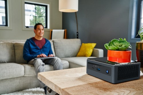 Intel NUC 10 Performance kit - NUC10i3FNHN UCFF Black i3-10110U BGA 1528 2.1 GHz