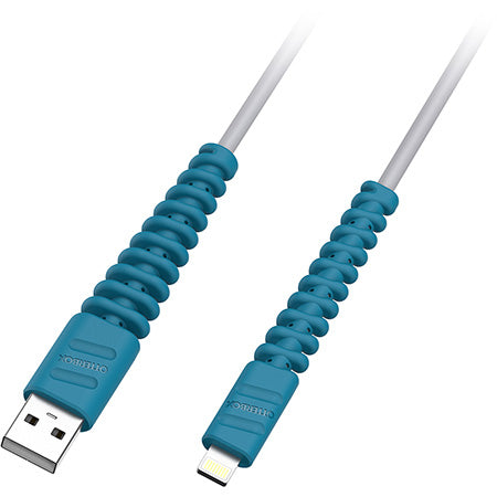 OtterBox EZGrab Cable Bundle USB A-Lightning & 1/8" Audio Space Speed, Space Speed Silver