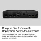 HP E22VBEA PC/workstation Copilot+ PC 445 16 GB DDR5-SDRAM 512 GB SSD Windows 11 Pro Mini PC AI PC