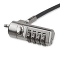 StarTech.com 6.6ft (2m) Laptop Cable Lock - 4 Digit Combination Laptop/Desktop Security Cable Lock for K-Slot Devices/Computers/Monitors - Portable Anti-Theft Vinyl Coated Steel Cable Lock - TAA