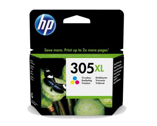 HP 3YM63AE/305XL Printhead cartridge color high-capacity, 200 pages for HP DeskJet 2710/e/Envy 6020/Envy 6020 e