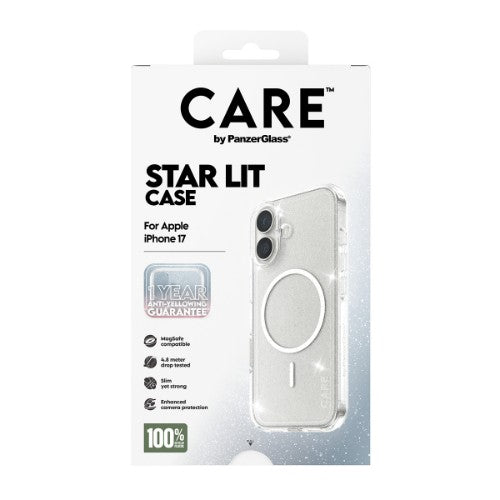 PanzerGlass CARE by ® Flagship Case Urban Explorer Star Lit w. White MagSafe iPhone 17