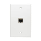 Tripp Lite N235-001-SH-D Cat6 Straight-Through Modular Shielded In-Line Snap-In Coupler with 90-Degree Down-Angled Port (RJ45 F/F)