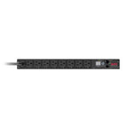 APC NetShelter Switched Rack PDU, 1U, 1.4kW, 120V, 15A, 8 NEMA 5-15R outlet