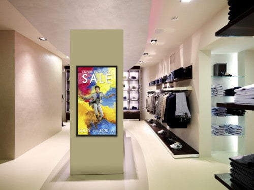 Allsee Technologies M65UHD4 Signage Display Digital signage flat panel 165.1 cm (65") LED Wi-Fi 450 cd/m² 4K Ultra HD Black Android 5.0.1