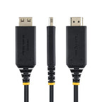 StarTech.com 2m USB-C to HDMI Adapter Cable, Gripping HDMI Connector, 4K 60Hz, Thunderbolt Compatible, HDR, Uni-Directional Cord for MacBook, Dell, HP, Lenovo
