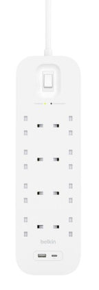 Belkin Connect White 8 AC outlet(s) 2 m