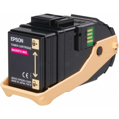 Epson C13S050603/0603 Toner cartridge magenta, 7.5K pages for Epson Aculaser C 9300 N