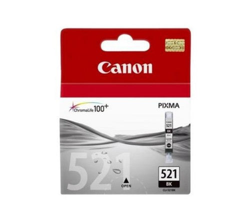 Canon 2933B008/CLI-521BK Ink cartridge foto black Blister Acustic Magnetic, 1.25K pages 9ml for Canon Pixma IP 3600/MP 980