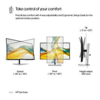 HP Series 5 Pro 27 inch QHD No Stand Monitor - 527pq