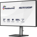 iiyama PROGRAPHIC HB2701UHSNP-B1 computer monitor 68.6 cm (27") 3840 x 2160 pixels 4K Ultra HD LCD Black