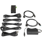 StarTech.com 4 Port USB C Hub 10Gbps - Metal Industrial USB-C Hub - 2x USB-C & 2x USB-A - ESD Surge Protection - USB-C or USB-A Host - Self-Powered Mountable USB 3.2 Gen 2 Type-C Hub - TAA
