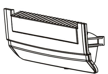 Zebra 105934-030 printer/scanner spare part Front panel