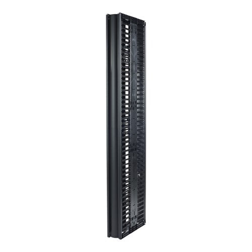 APC Valueline, Vertical Cable Manager for 2 & 4 Post Racks, 84"H X 6"W, Double-Sided with Doors