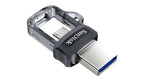 SanDisk Ultra Dual m3.0 USB flash drive 256 GB USB Type-A / Micro-USB 3.2 Gen 1 (3.1 Gen 1) Black, Silver, Transparent