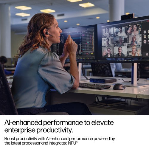 HP EliteDesk 8 Mini G1i Intel Core Ultra 7 265T 32 GB DDR5-SDRAM 1 TB SSD Windows 11 Pro Mini PC AI PC Black