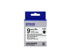 Epson C53S653004/LK-3TBN Ribbon black on Transparent extra adhesive 9mm x 9m for Epson LabelWorks 4-18mm/36mm/6-12mm/6-18mm/6-24mm