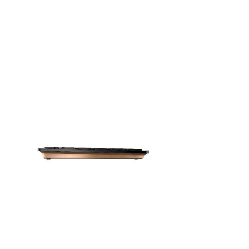CHERRY DW 9000 SLIM keyboard Mouse included RF Wireless + Bluetooth Czech, Slovakian Black, Bronze