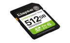 Kingston Technology 512GB SDXC Canvas Select Plus Gen3 150MB/s C10 UHS-I U3 V30