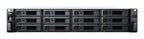 Synology RackStation RS2423+ NAS/storage server Rack (2U) Ryzen Embedded V1780B 8 GB DDR4 0 TB DiskStation Manager Black, Grey