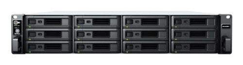 Synology RackStation RS2423+ NAS/storage server Rack (2U) Ryzen Embedded V1780B 8 GB DDR4 0 TB DiskStation Manager Black, Grey
