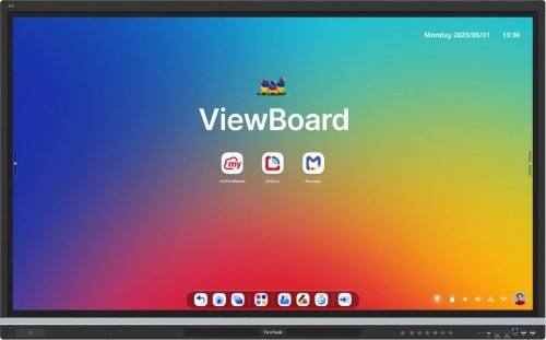 Viewsonic IFP7551 Display interactive whiteboard 190.5 cm (75") 3840 x 2160 pixels Touchscreen Black